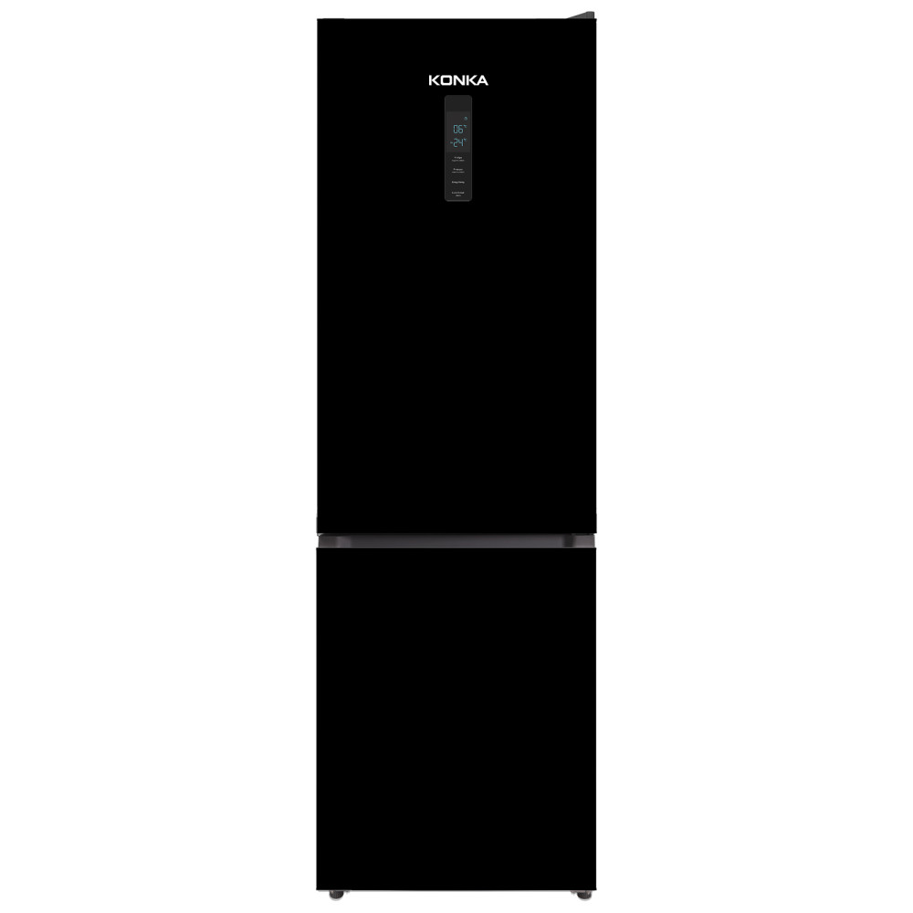 Холодильник KONKA KRF-350BD No Frost (Черное стекло)