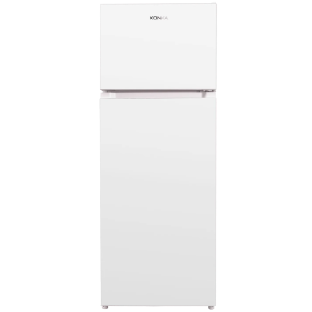 Холодильник KONKA KRF-202W с верхней морозильной камерой (Белый)