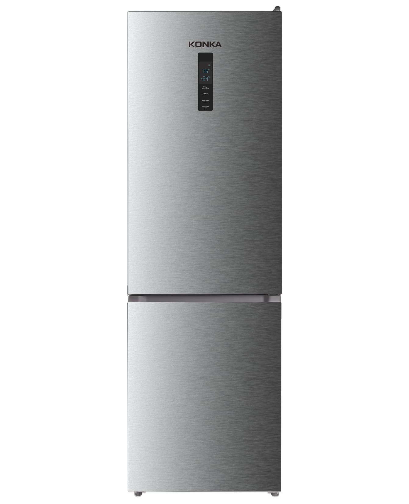 Холодильник KONKA KRF-348SD No Frost (Стальной).