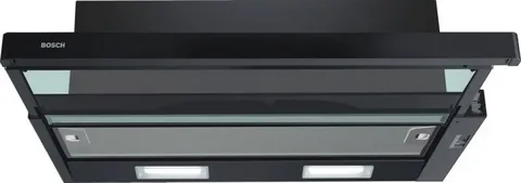 Телескопическая вытяжка Bosch DFT63CA60Q Serie | 2 в черном исполнении.